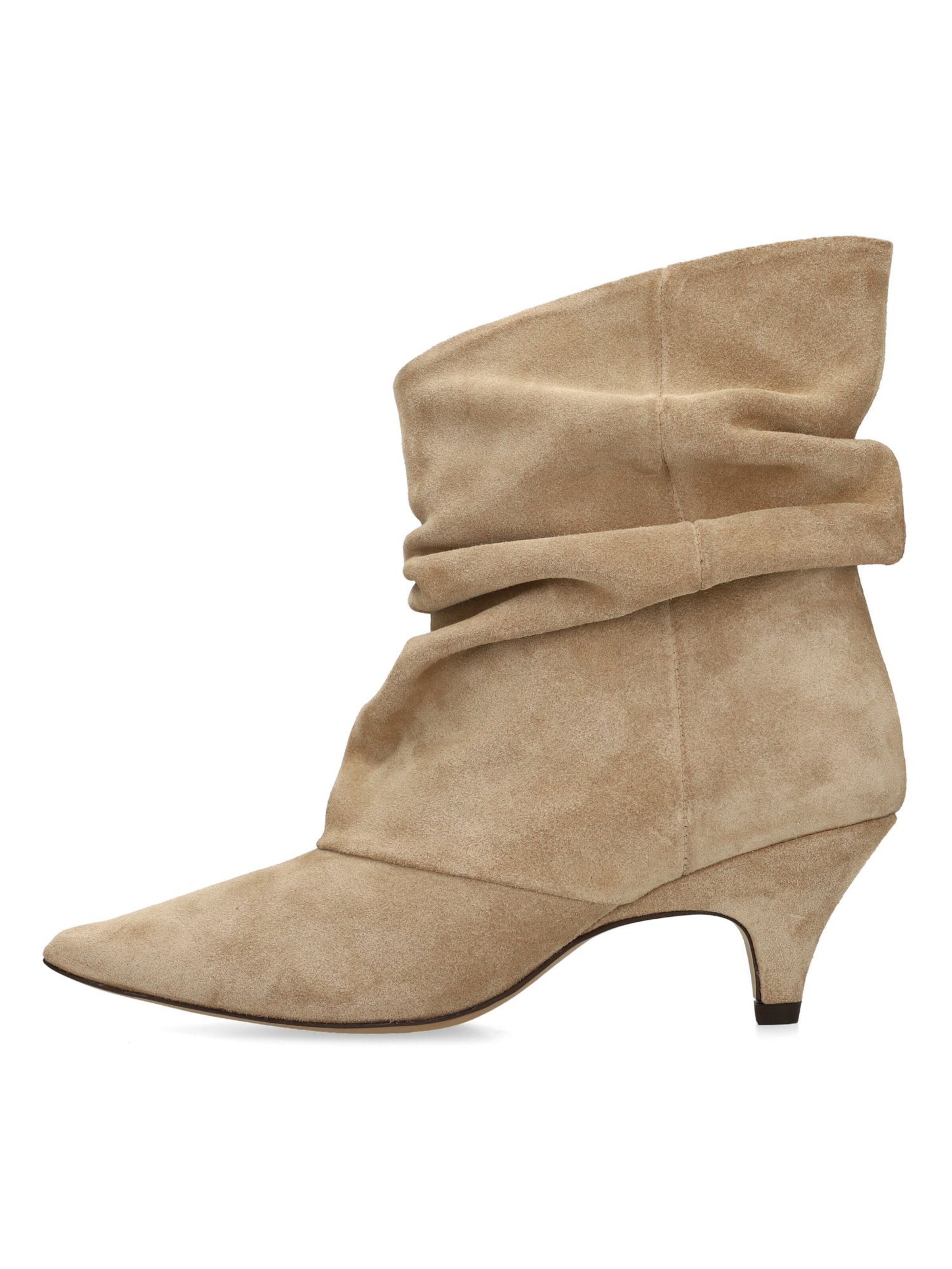 MANFIELD Stiefelette in Beige