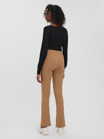 VERO MODA Slimfit Leggings 'Ida' in Braun