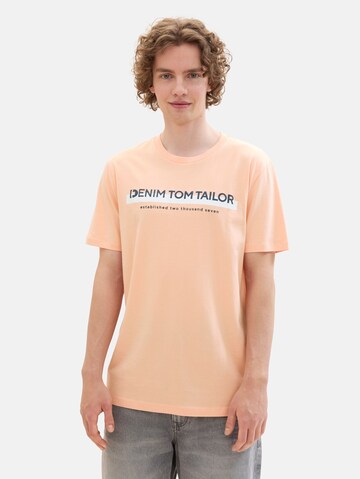 TOM TAILOR DENIM Paita värissä oranssi: etupuoli