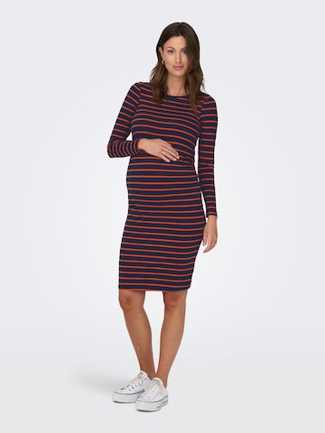 Only Maternity Jurk in Blauw