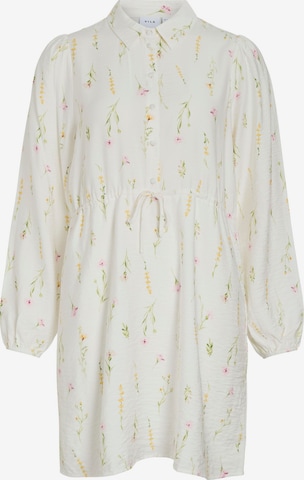 VILA - Vestido camisero 'VIGiti' en blanco: frente