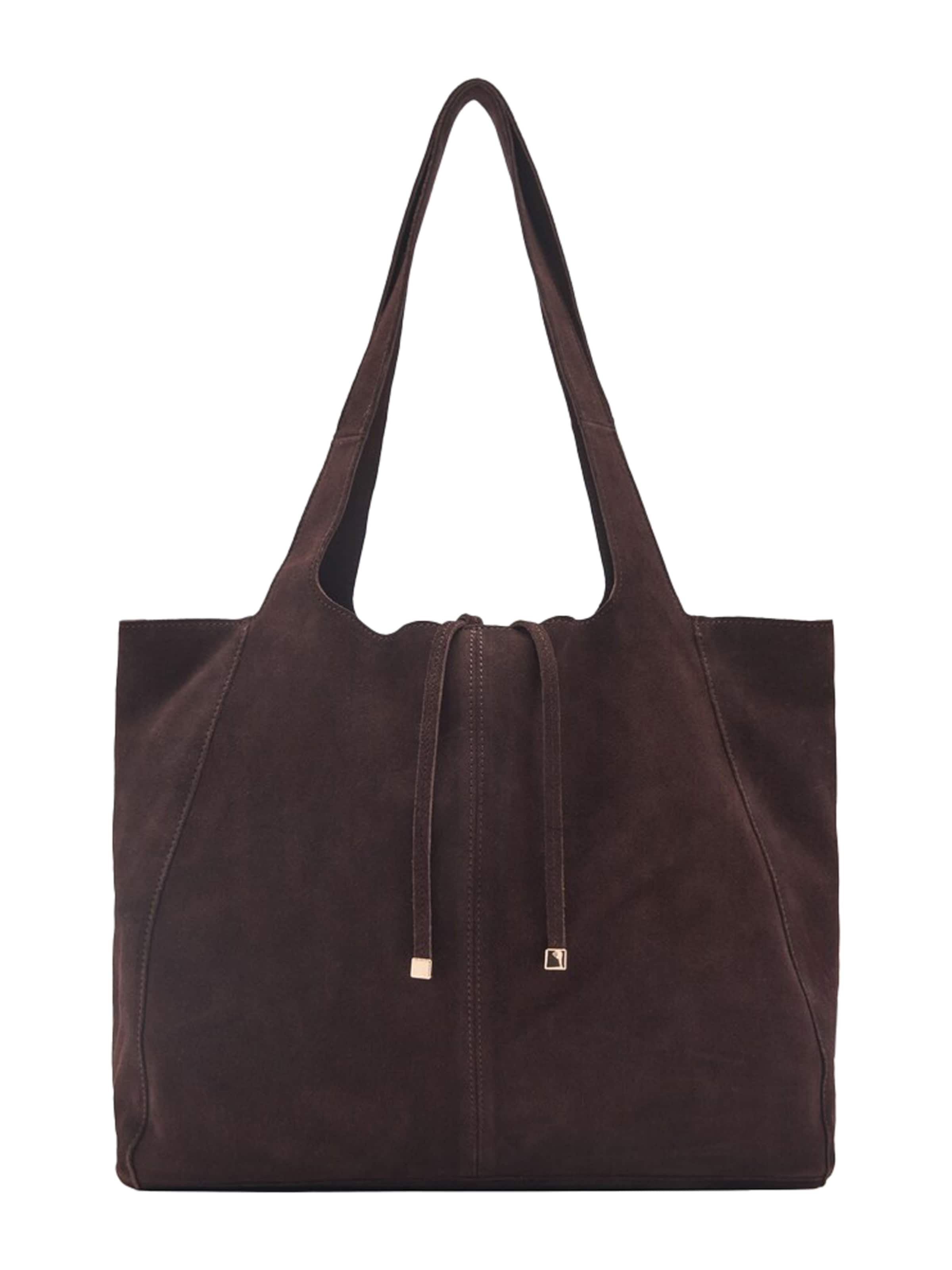 MANGO Nákupní taška 'Curry' - čokoládová, Produkt