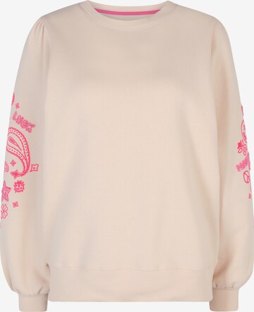 Frogbox Sweatshirt in Beige: predná strana