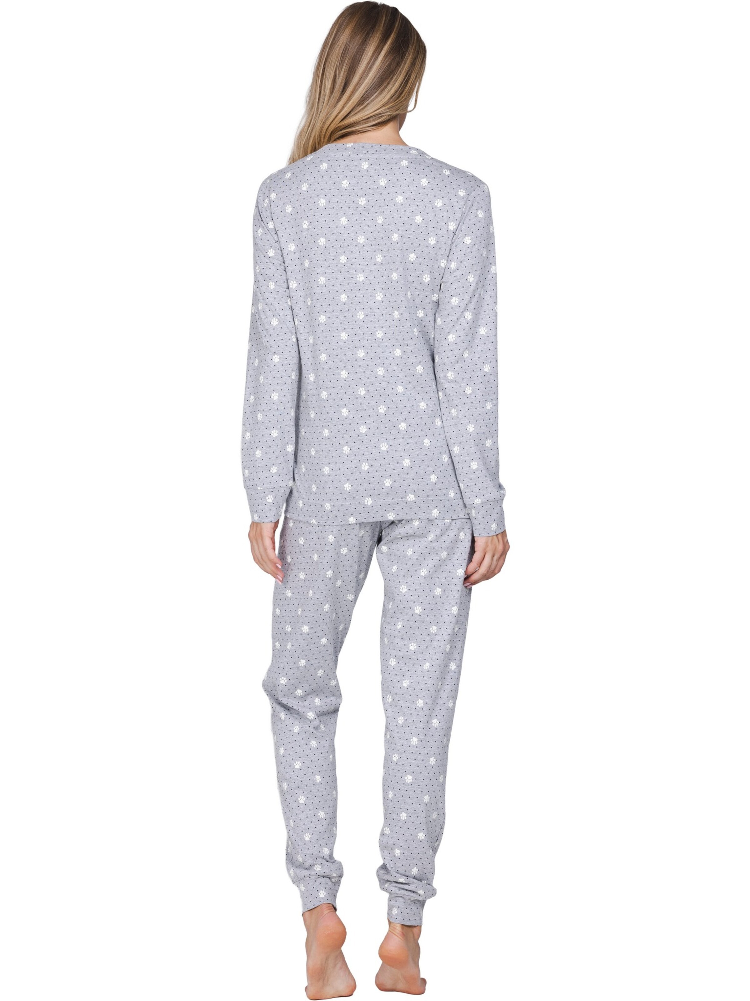 Rebelle Pyjama 'Furry Friend' in Grijs