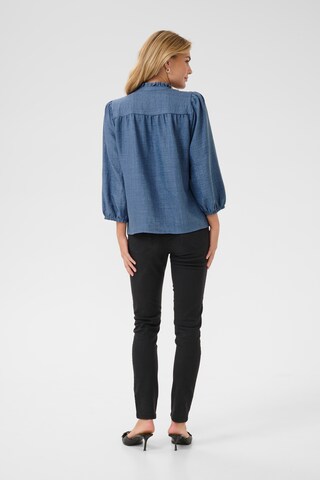 Kaffe Bluse 'Ellen' i blå
