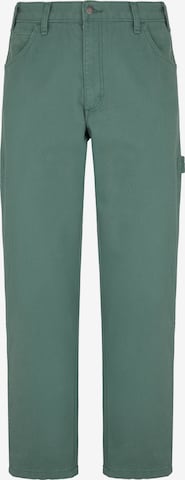 Pantaloni cargo 'CARPENTER' di DICKIES in verde: frontale