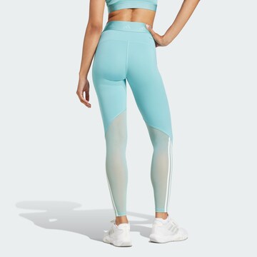 ADIDAS PERFORMANCE Skinny Παντελόνι φόρμας 'Hyperglam' σε μπλε