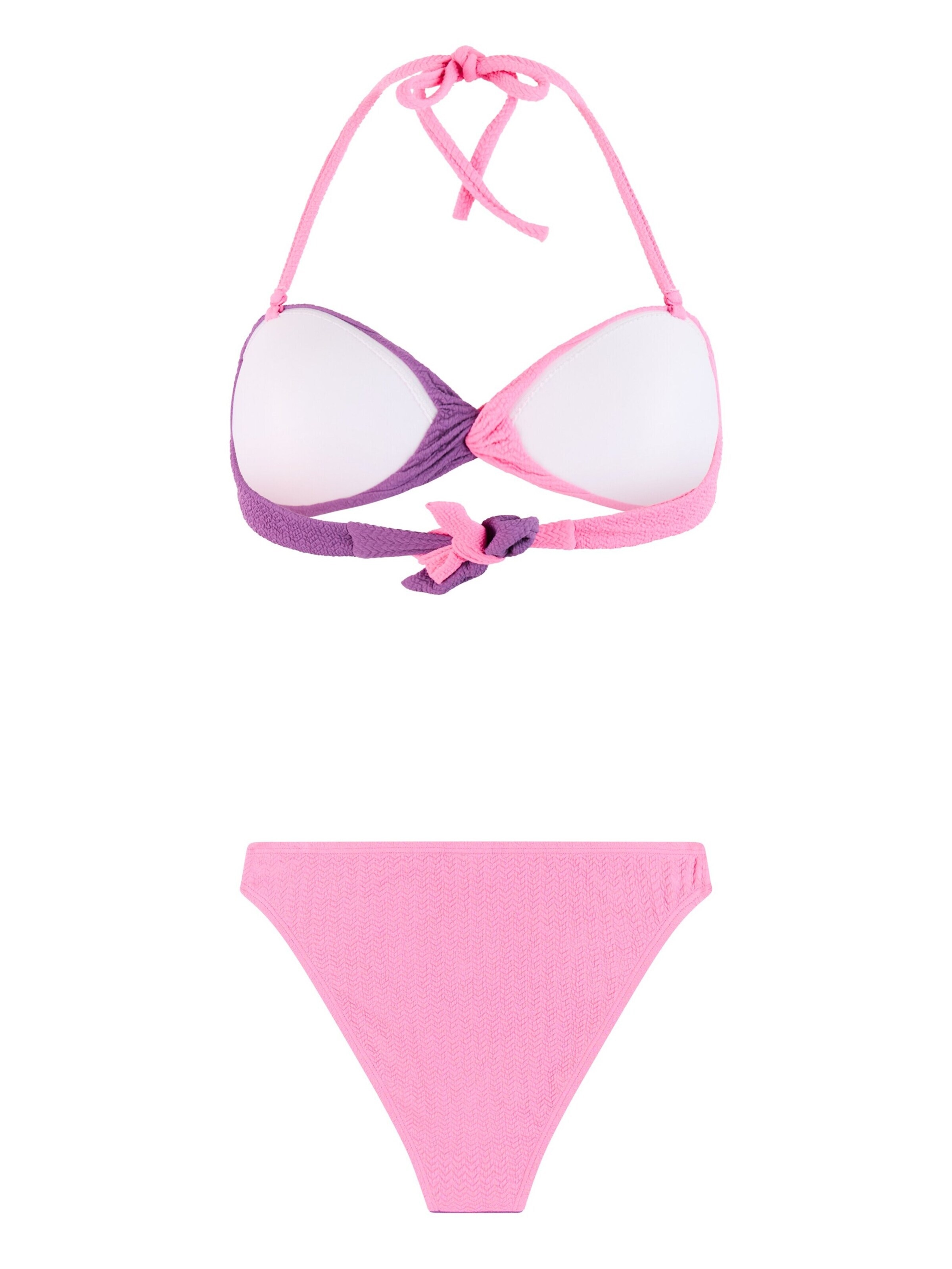 PROTEST Bandeau Bikini 'PRTScar' in Lila