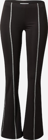 SHYX Flared Pants in Black: front