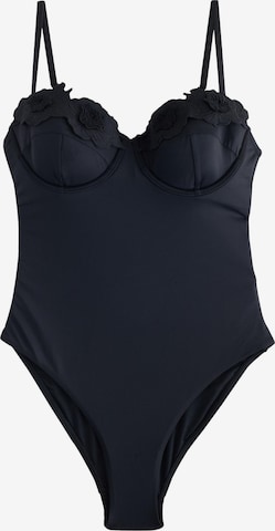 Next Bandeau Uimapuku värissä musta: etupuoli