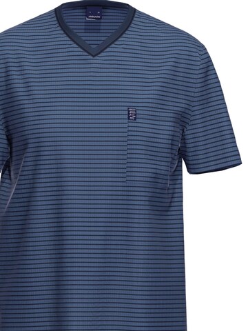 Ammann Short Pajamas 'Nightwear' in Blue