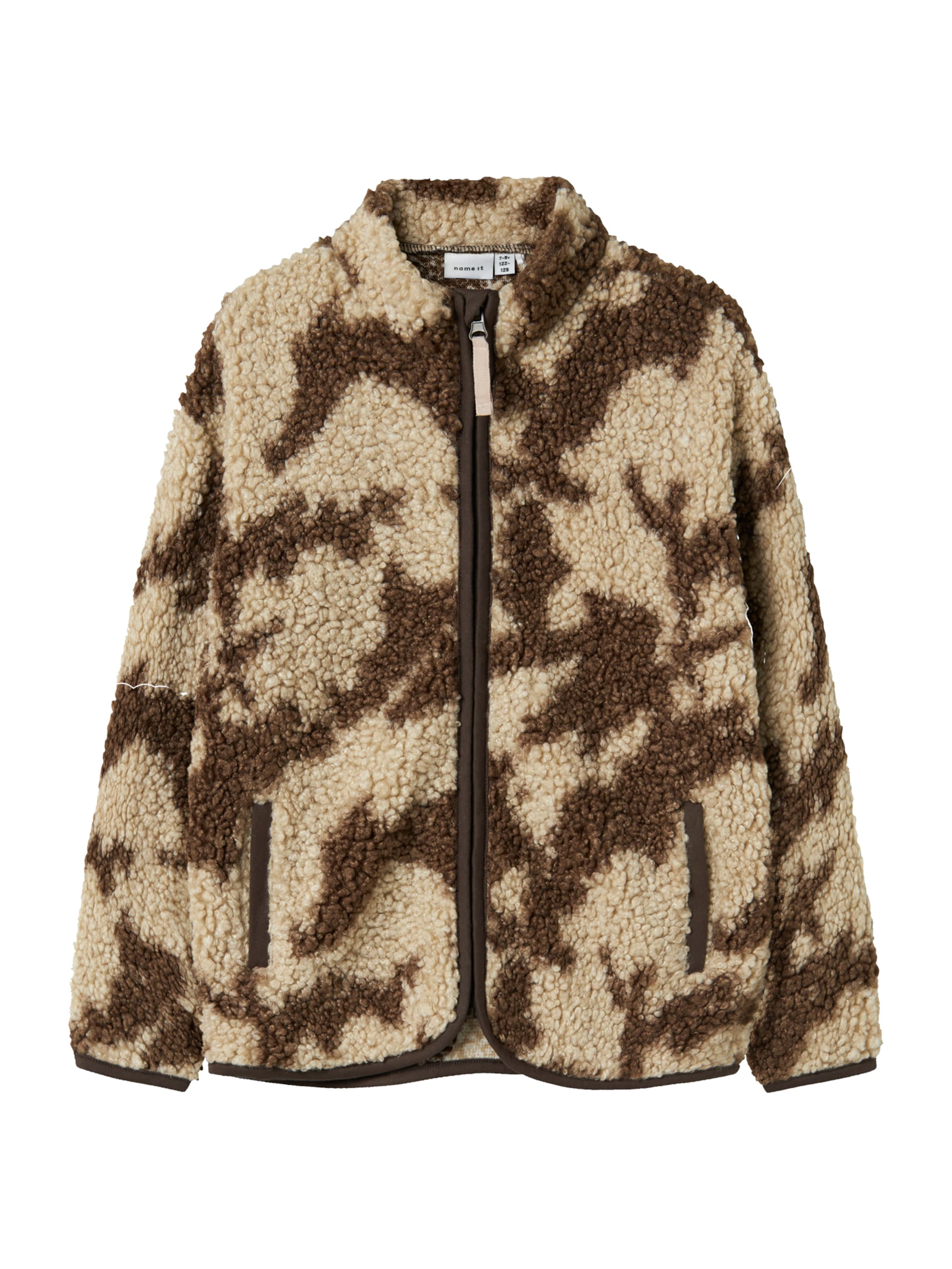 NAME IT Cardigan 'NKMOZIAS' i brun: forside