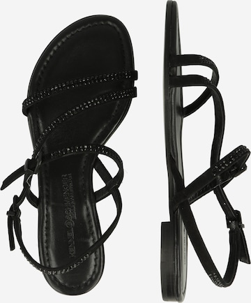 Kennel & Schmenger Strap Sandals 'Elle' in Black
