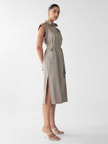 Willa Kleid 'Kobe' in Grau: Rückseite