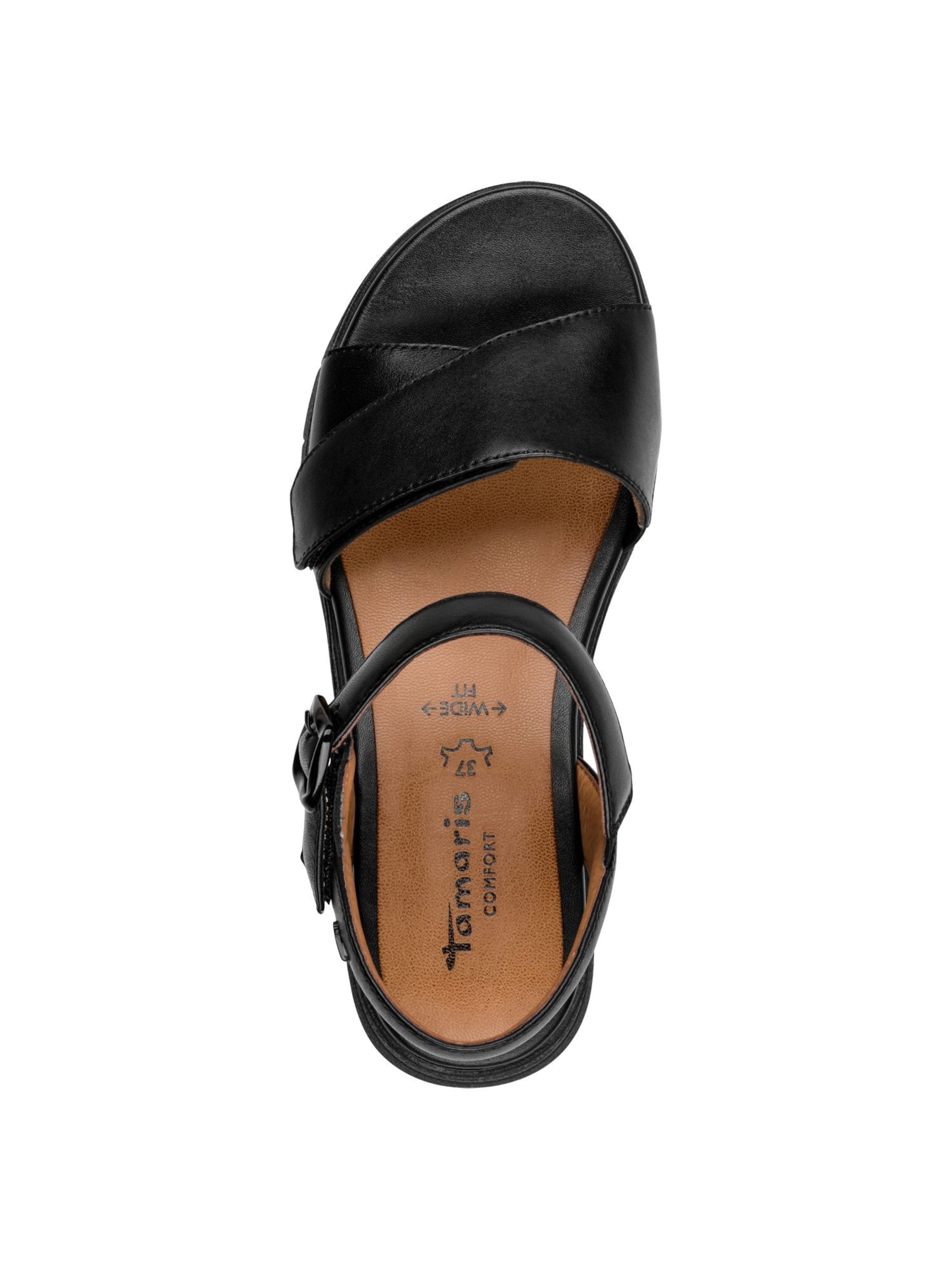 Tamaris Sandale in Schwarz