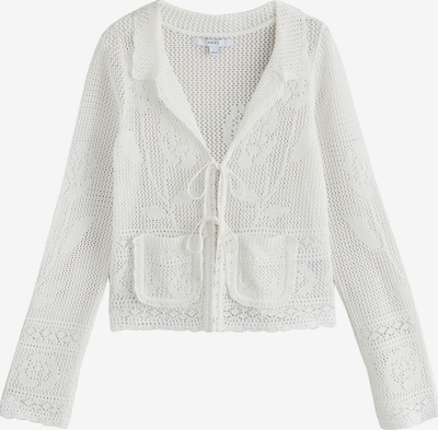 Next Strickjacke in 4XL-5XL in weiß, Produktansicht