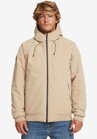 QUIKSILVER Outdoor jacket in Beige: front