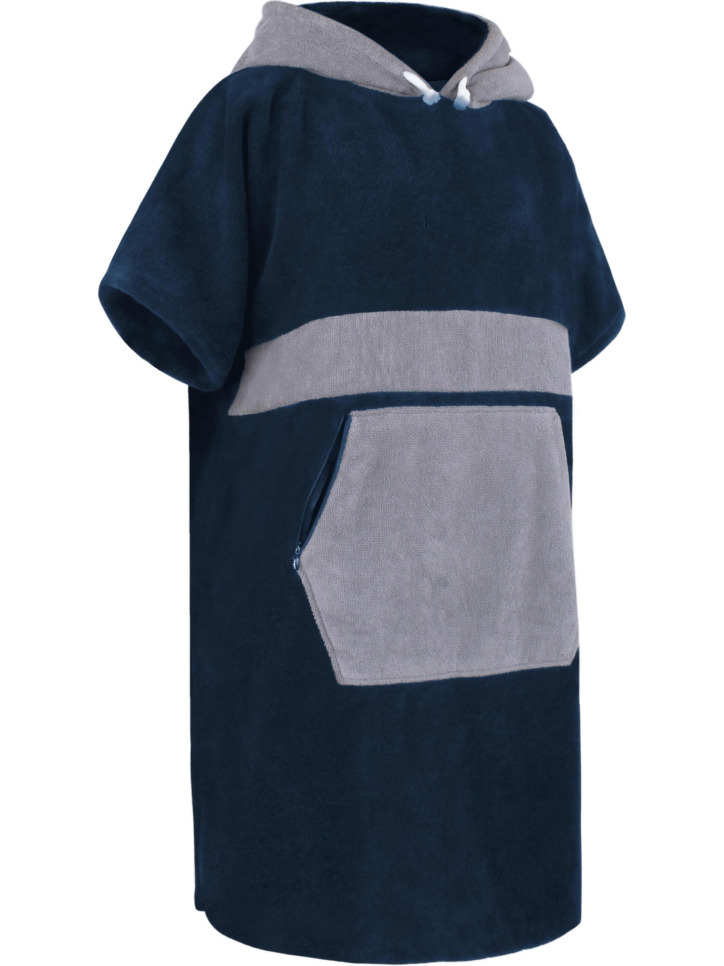 Peignoir court normani en bleu