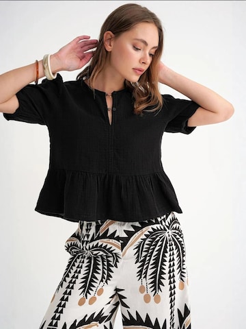MixRay Blouse in Zwart