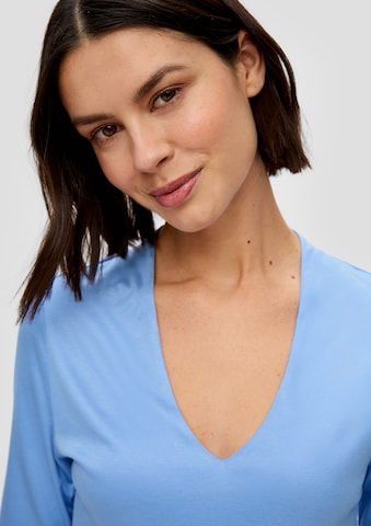 s.Oliver BLACK LABEL Shirt in Blue