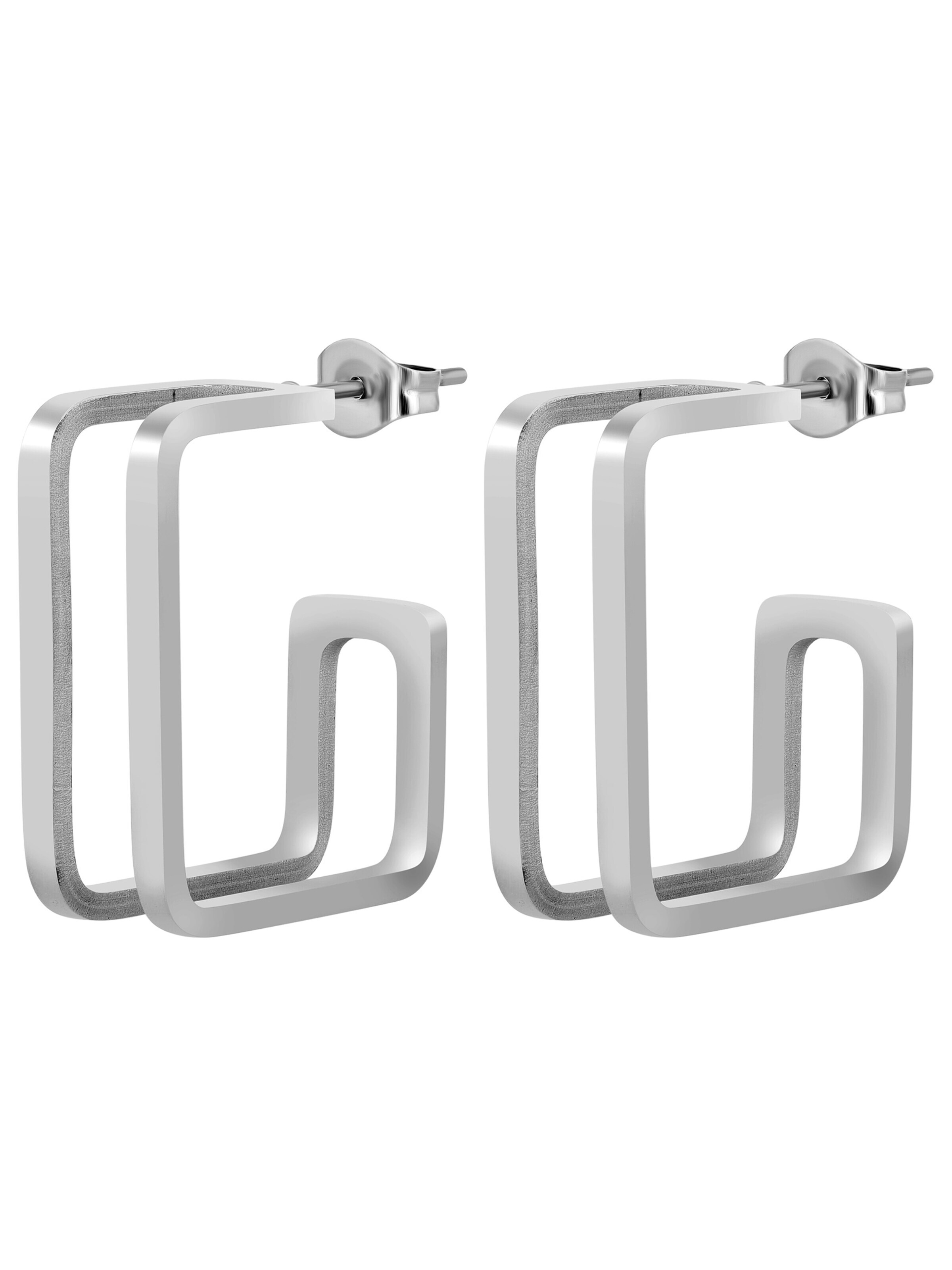 Akzent Earrings 'Vilja, hautverträglich' in Silver