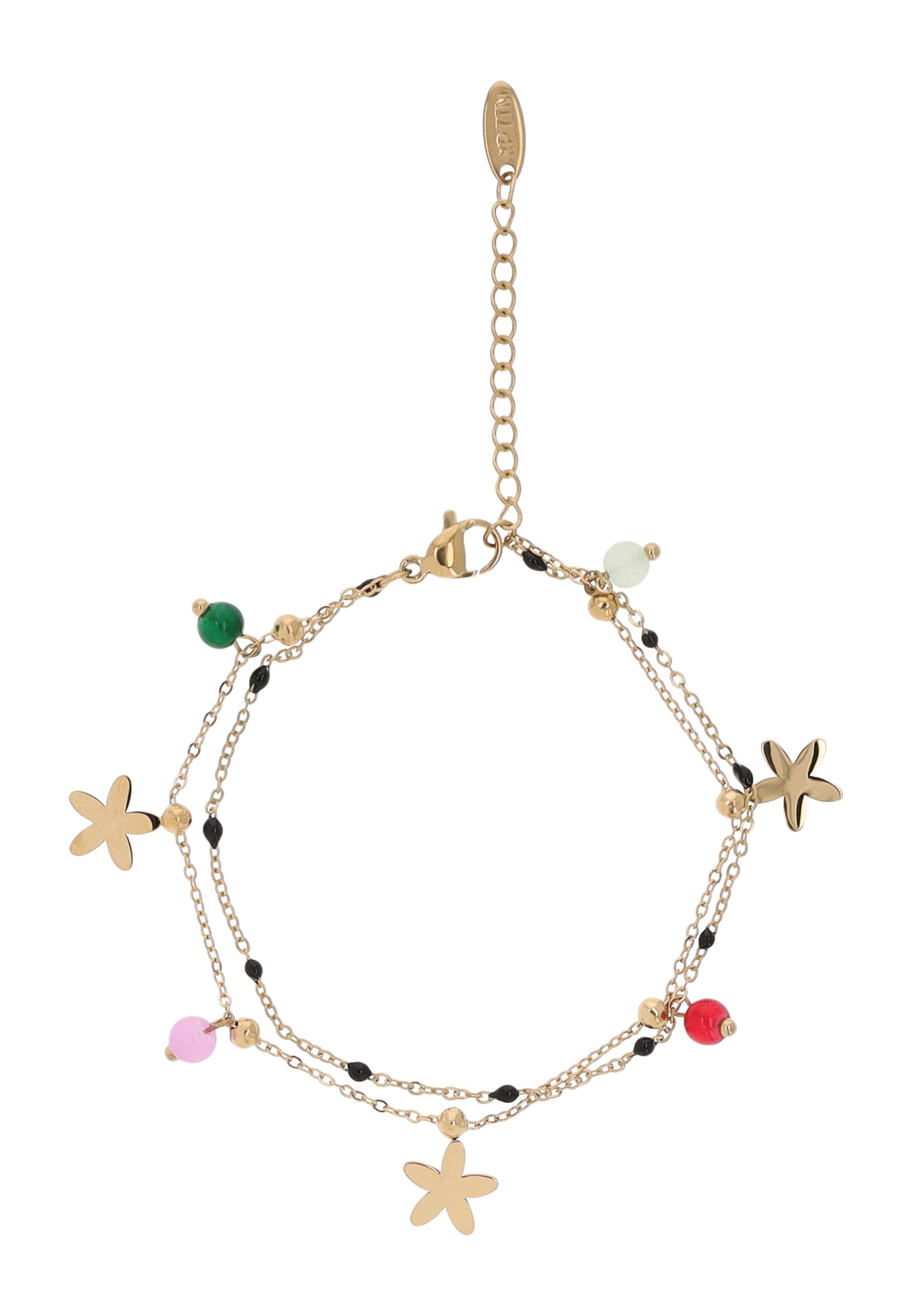 MYMO Bracelet en or / mélange de couleurs, Vue avec produit