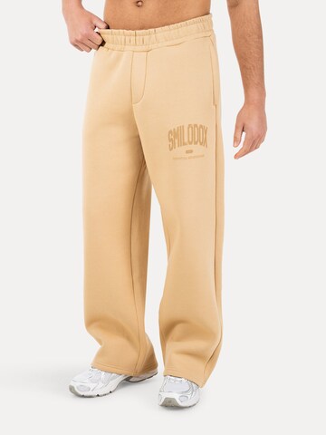 Loosefit Pantalon Smilodox en beige