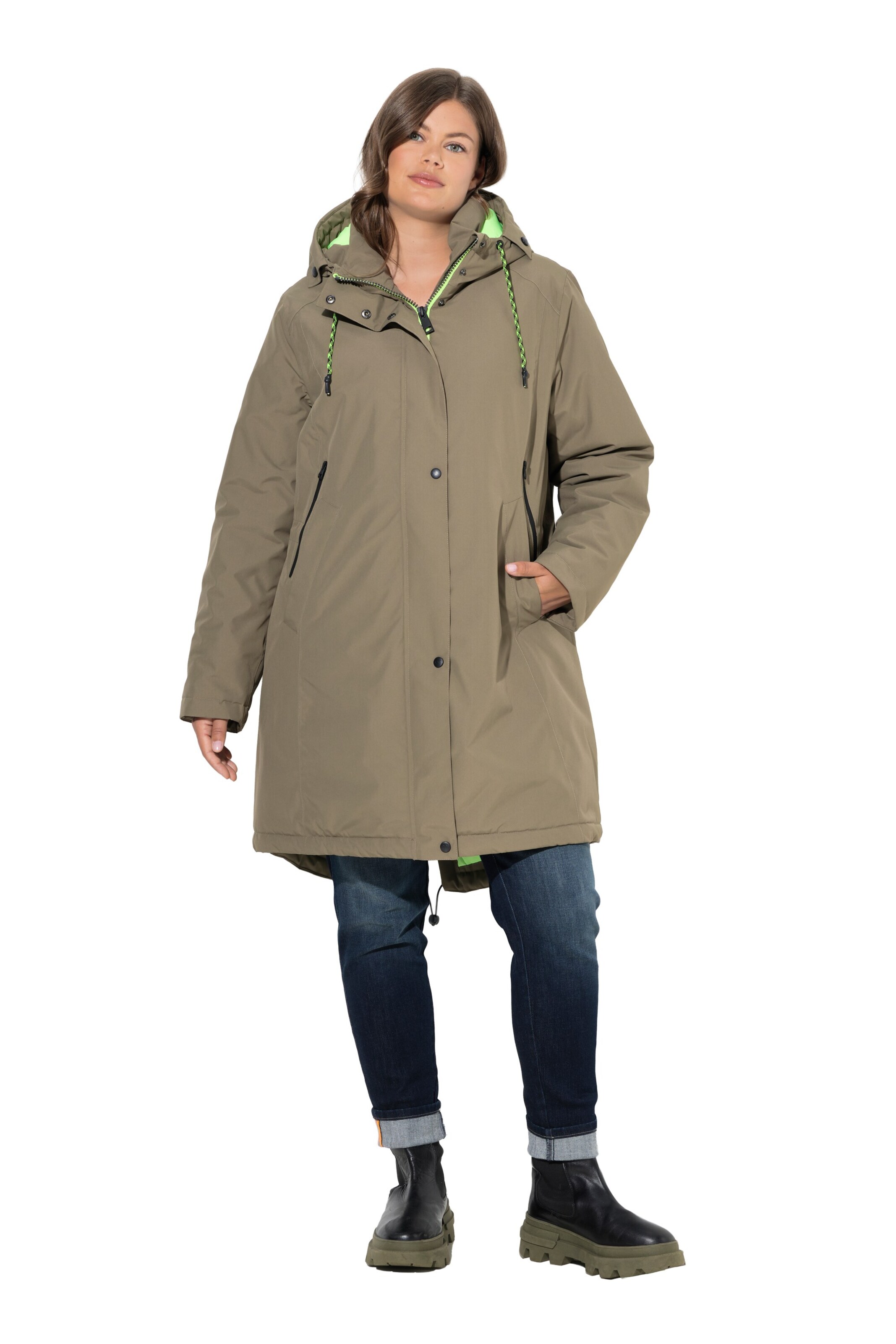 LAURASØN Jacke in Braun: Vorderseite