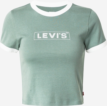 LEVI'S ® Μπλουζάκι 'Graphic Mini Ringer' σε πράσινο: μπροστά