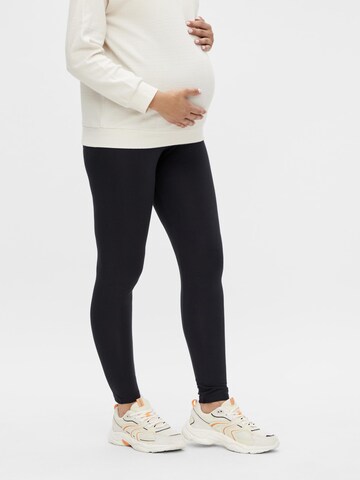 MAMALICIOUS Skinny Leggings 'Iggi' in Braun