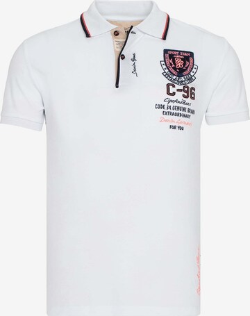 CIPO & BAXX Poloshirt 'CT475' in Weiß: predná strana