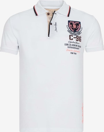 CIPO & BAXX Poloshirt 'CT475' in Weiß: predná strana
