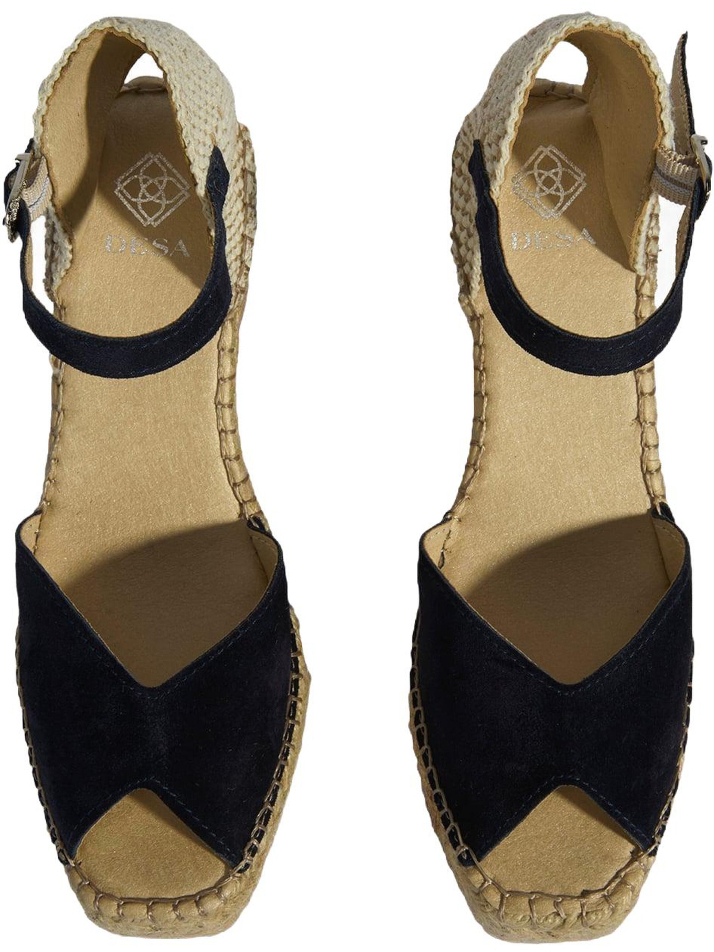 Desa Riemensandale 'Keil-Espadrilles'‌‌‌‌‌‌‌‌‌‌ in Blau