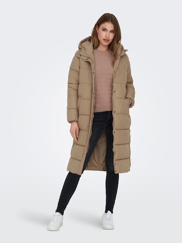 ONLY Winter coat 'CAMMIE' in Brown