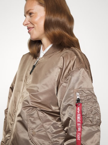 ALPHA INDUSTRIES Преходно яке 'Ma-1' в кафяво