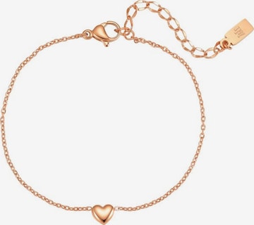 Braccialetto 'Bold Heart' di Hey Happiness in oro: frontale