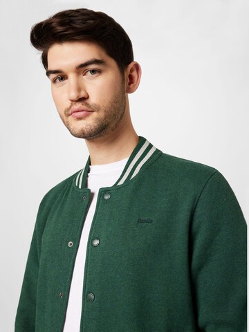 Superdry Sweatjacke in Grün