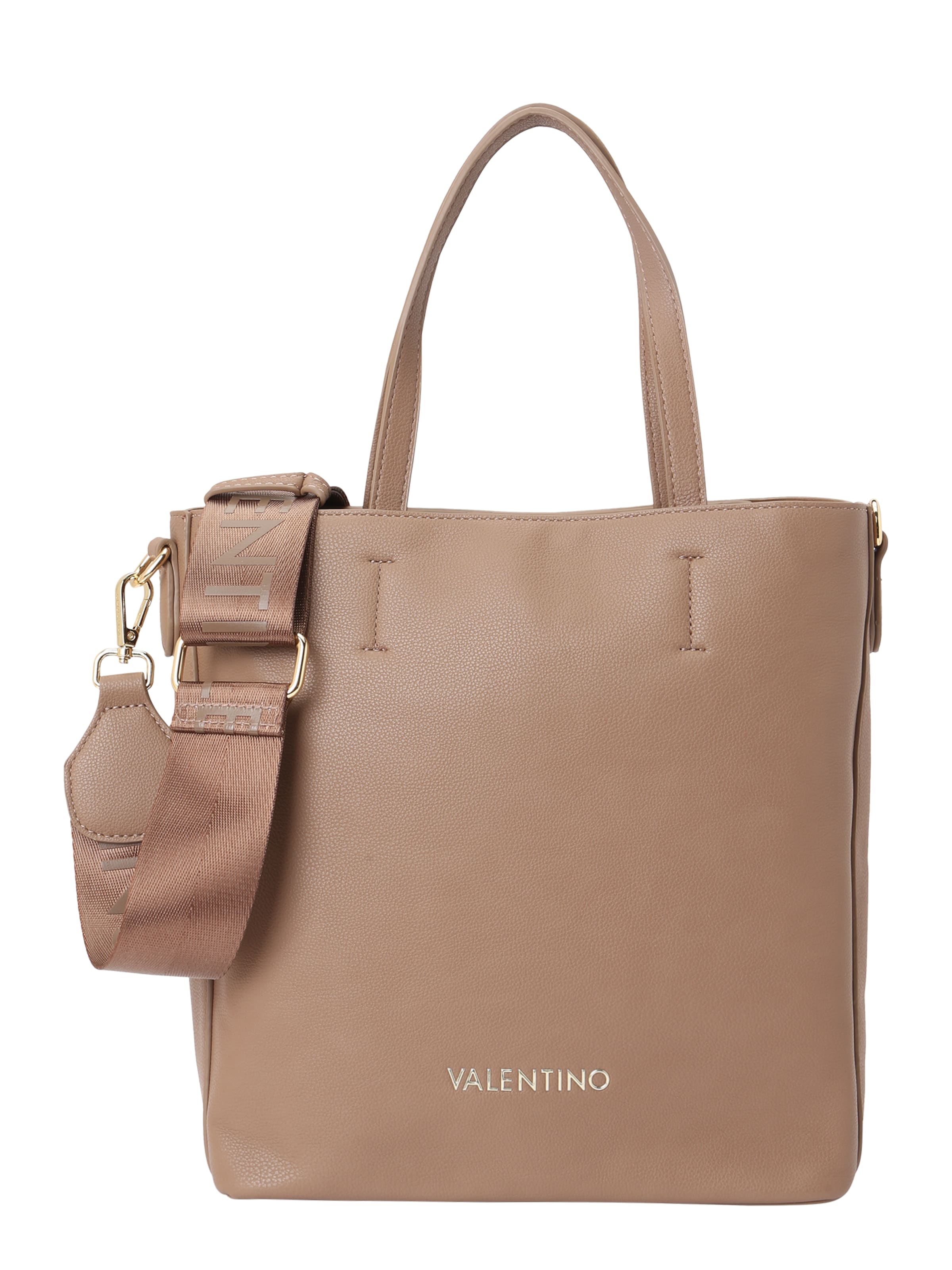 VALENTINO "Чанта тип ""Shopper""" в сиво: отпред
