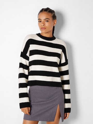 Bershka Pullover in Schwarz: Vorderseite