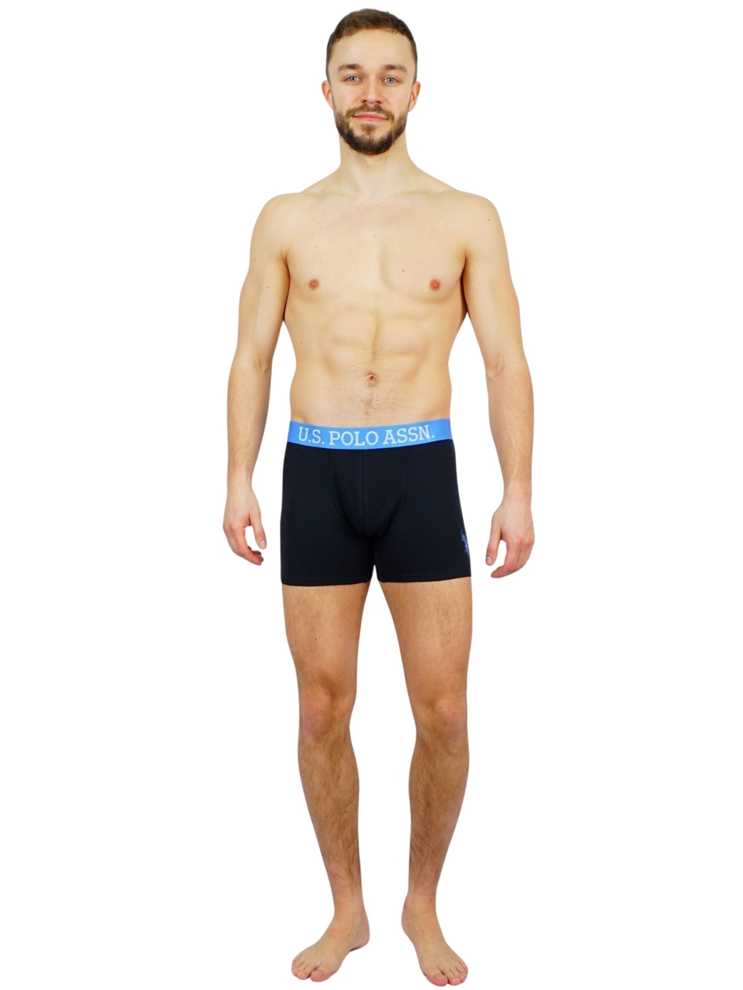 U.S. POLO ASSN. Boksershorts i sort: forside