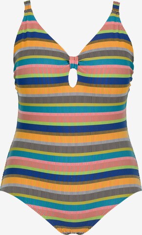 Maillot de bain Ulla Popken en mélange de couleurs : devant