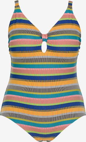 Maillot de bain Ulla Popken en mélange de couleurs : devant