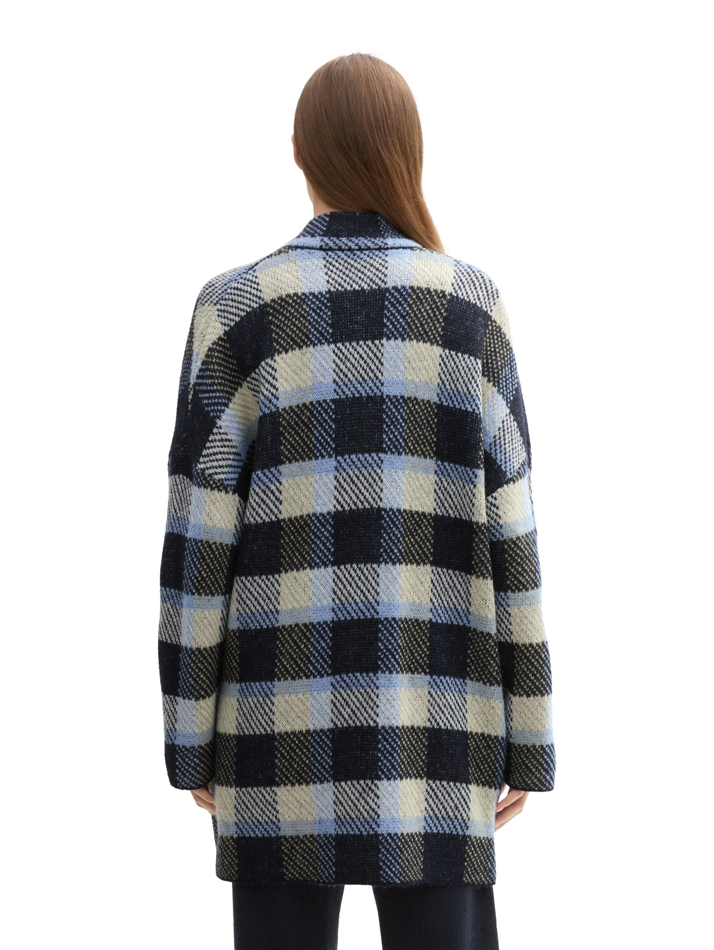 TOM TAILOR Strickjacke in Blau