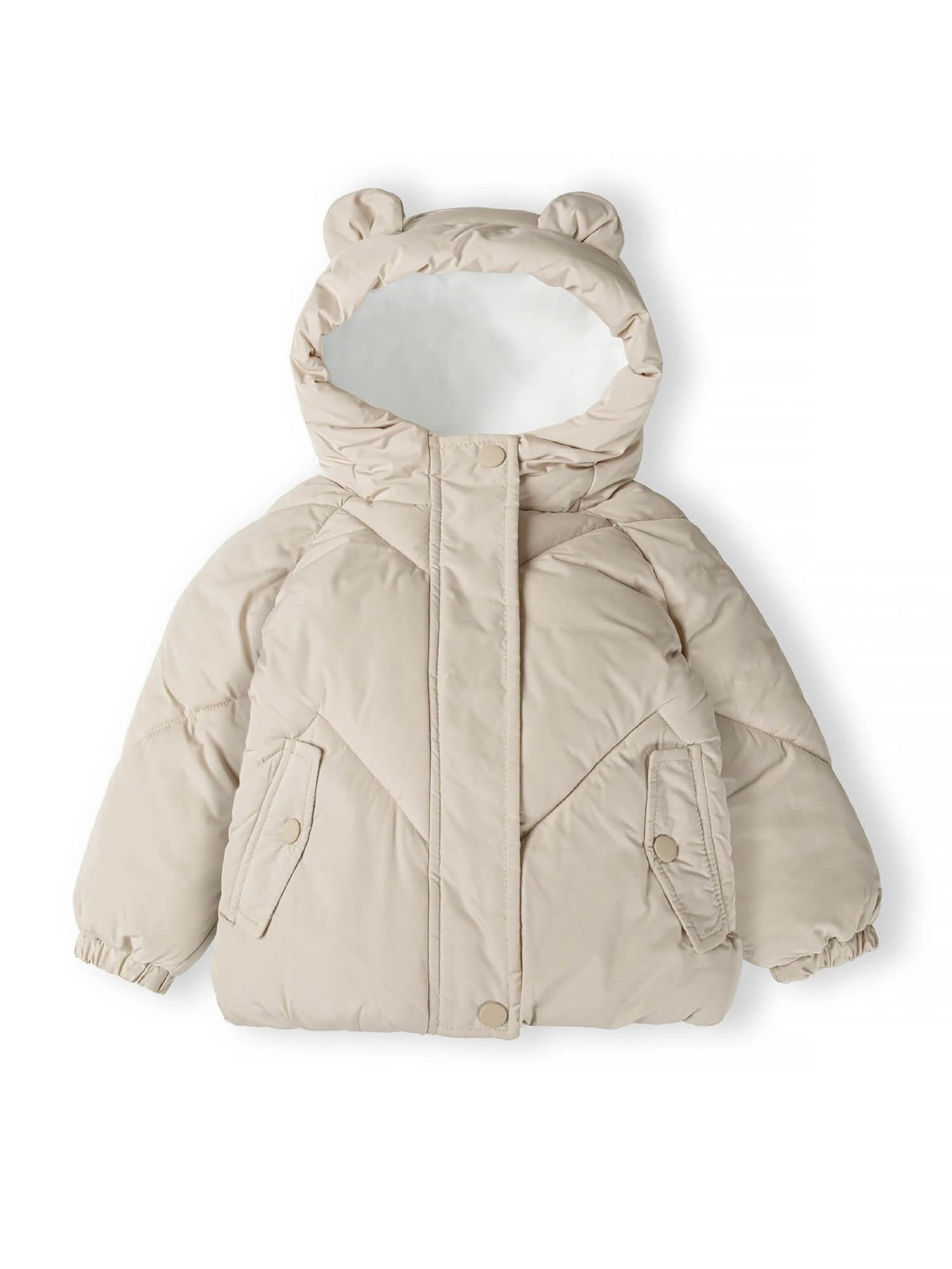 Geacă de iarnă de la MINOTI pe gri: față