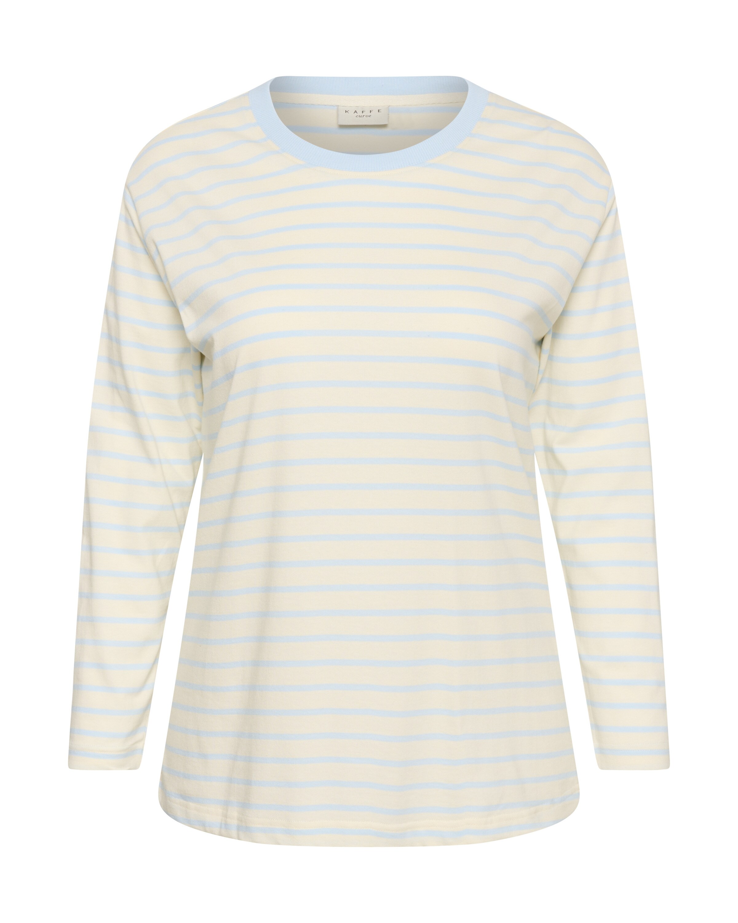 KAFFE CURVE Shirt 'Winni' in Beige: front