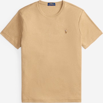 T-Shirt Polo Ralph Lauren en beige : devant