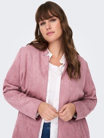 ONLY Carmakoma Between-Seasons Coat in Pink