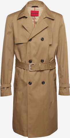 HUGO Red Between-seasons coat 'Maluks2341' in Brown: front