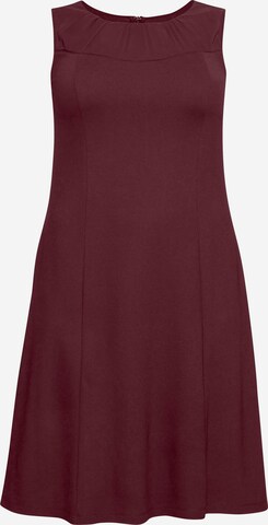 Robe de cocktail SHEEGO en rouge : devant