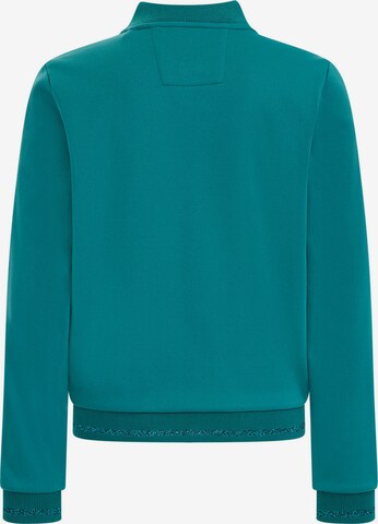 WE Fashion - Sudadera con cremallera en verde